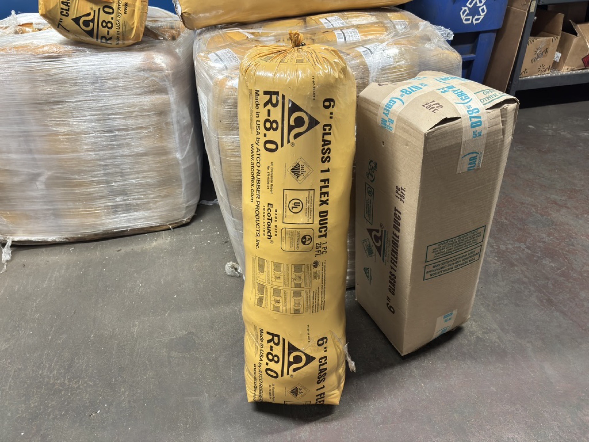 ATCO Class 1 insulated flex duct in stock