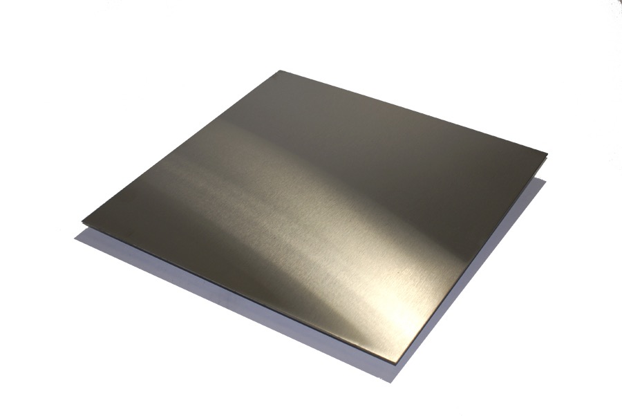 Brushed 304 stainless steel sheet sample