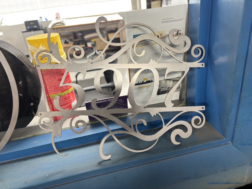 Metal signs and lettering — DMF Detroit