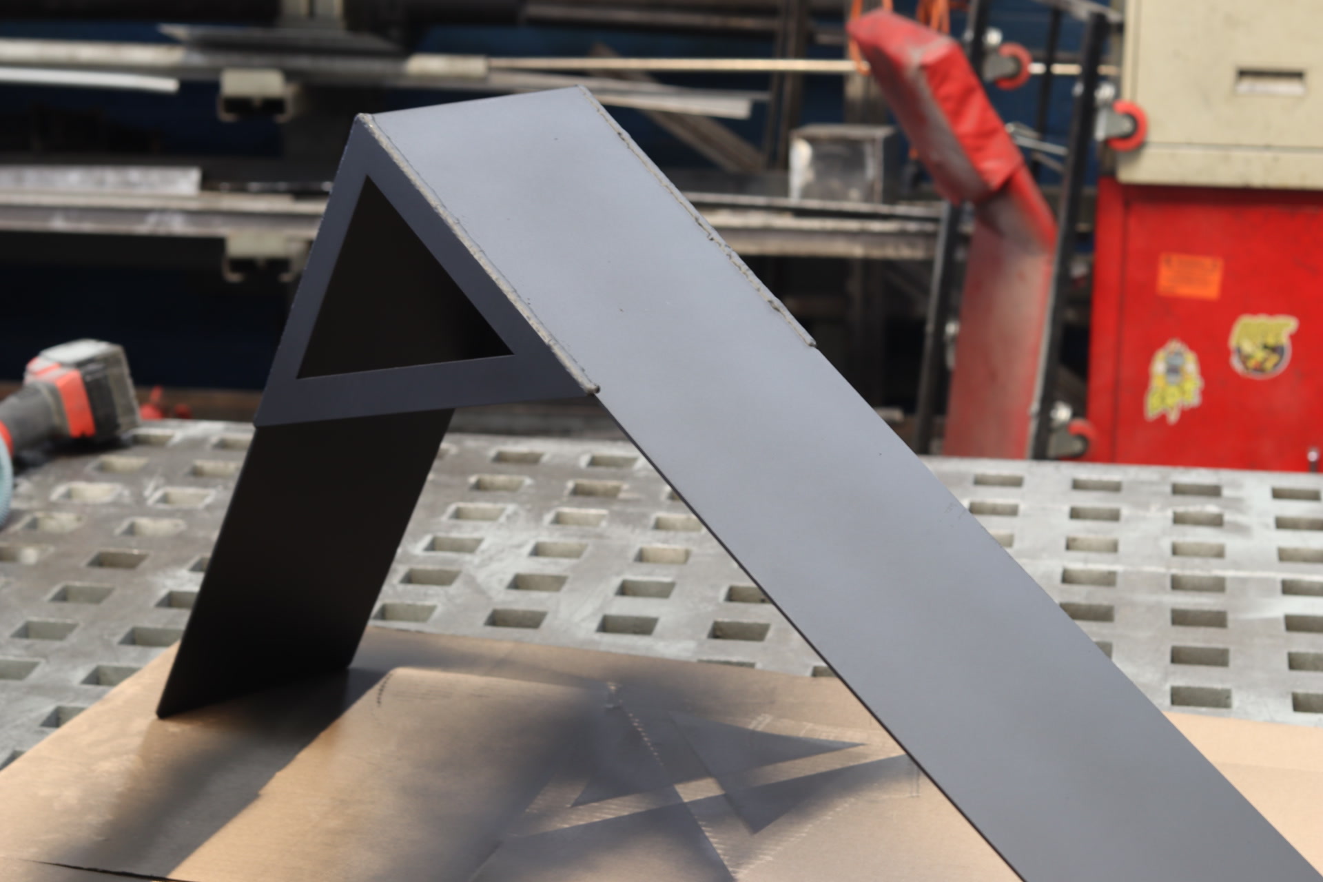 Custom fabricated bracket